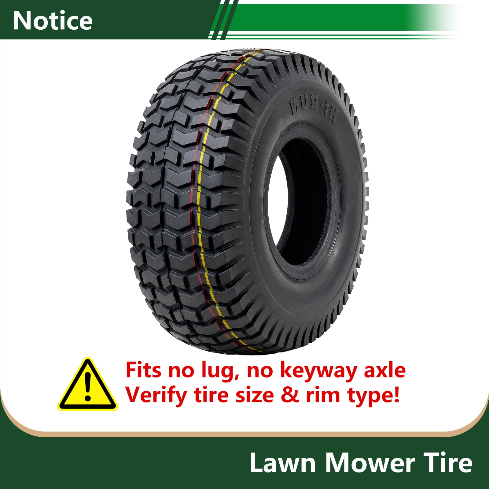Hi-Run SU12 4.80/4.00-8 2PR Light Duty Lawn and Garden Tire