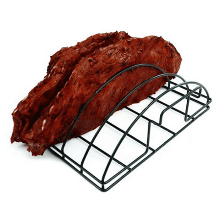 Steven Raichlen Stainless Steel Ultimate Rib Rack, Black