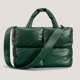 thumbnail image 3 of Bolso acolchado para mujer gran capacidad color sólido ligero bolso de viaje diario para mujer, 3 of 9