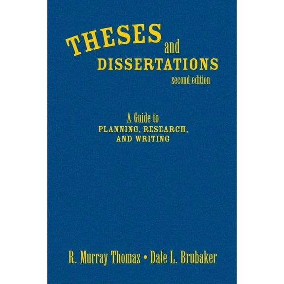 Theses and Dissertations: A Guide to Planning, Research, and Writing, (Hardcover)