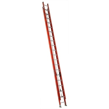 Louisville Ladder FE3240 40 ft. Fiberglass "D" Rung Extension Ladder, Type IA, 300 Lbs Load Capacity