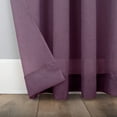 thumbnail image 4 of No. 918 Jillian Crushed Voile Sheer Rod Pocket Curtain Panel, 51" x 63", Purple, 4 of 7
