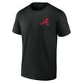 thumbnail image 2 of Men's Black Atlanta Braves Stranger Things Graphic T-Shirt, 2 of 3