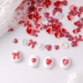 thumbnail image 3 of Colgantes para uñas JUNCHAO de resina 3D con forma de corazón rojo y rosa de San Valentín, 50 unidad, 3 of 7