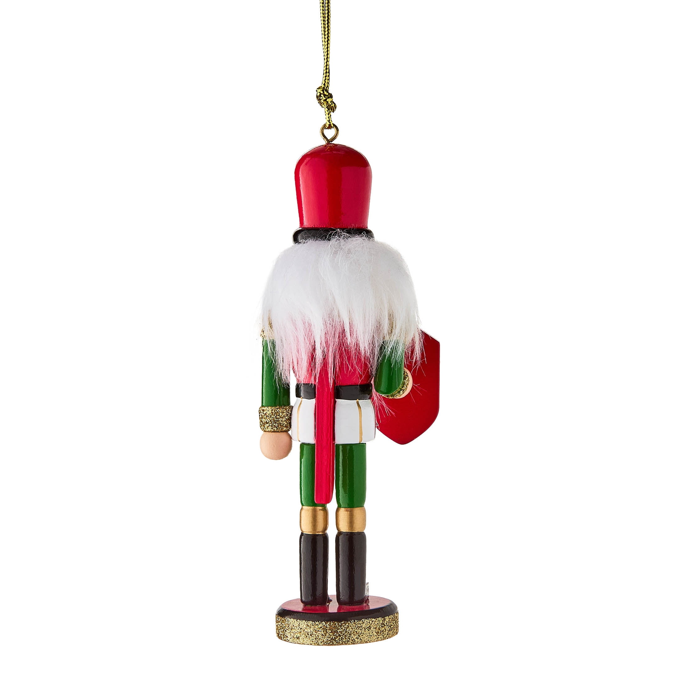 Multicolor Nutcracker with Shield Christmas Ornament, 5.8", by Holiday Time