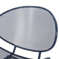 thumbnail image 6 of GDF Studio Poynes Outdoor Modern 3 Piece Chat Set, Matte Navy Blue, 6 of 13