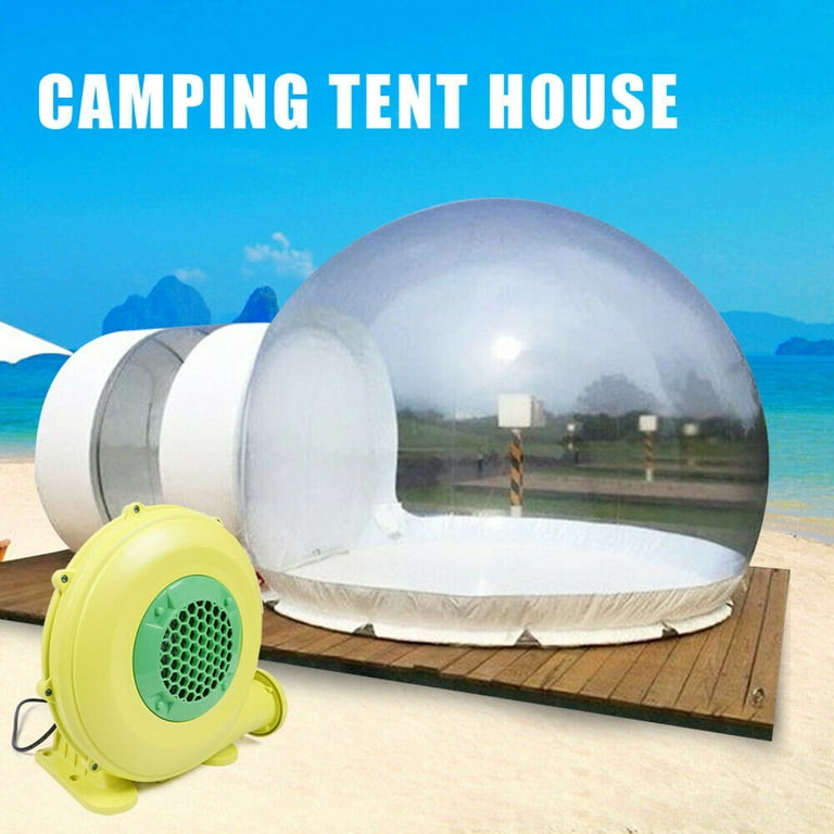 Miumaeov Clear Inflatable Bubble Dome Transparent Tent for Camping Snow  Rain Protection