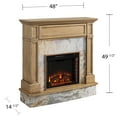 thumbnail image 3 of Hilgore Stone Media Fireplace, Traditional, Weathered Gray Oak, 3 of 10