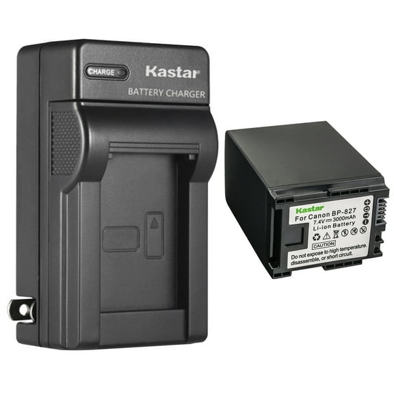 Kastar 1-Pack Battery and AC Wall Charger Replacement for Canon VIXIA HF M30 HFM30, VIXIA HF M31 HFM31, VIXIA HF M32 HFM32, VIXIA HF M36 HFM36, VIXIA HF M300 HFM300, VIXIA HF M301 HFM301 Camera