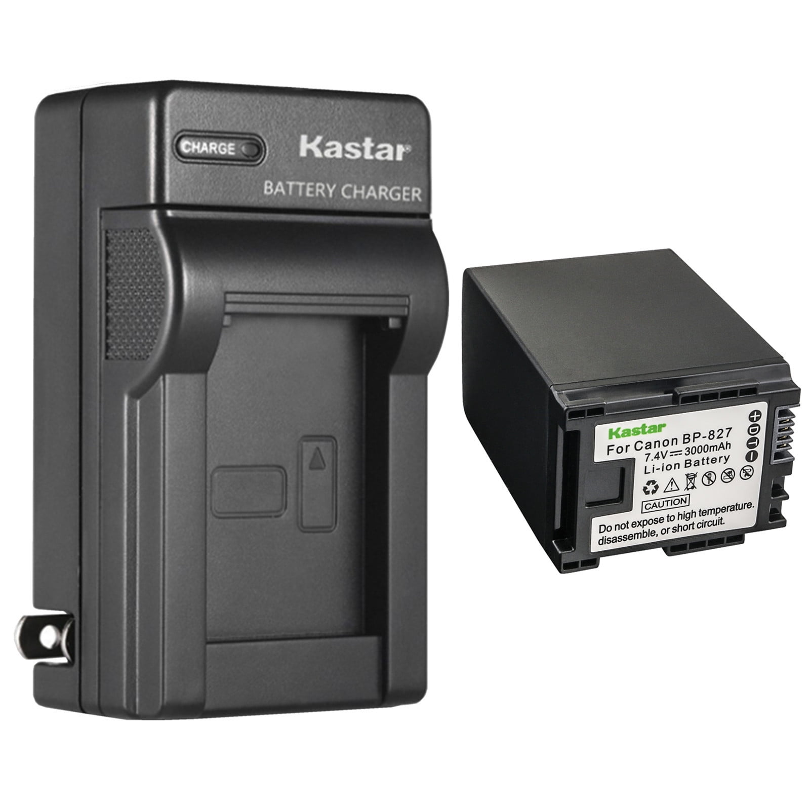 Kastar 1-Pack Battery and AC Wall Charger Replacement for Canon VIXIA HF M30 HFM30 VIXIA HF M31 HFM31 VIXIA HF M32 HFM32 VIXIA HF M36 HFM36 VIXIA HF M300 HFM300 VIXIA HF M301 HFM301 Camera