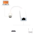 thumbnail image 3 of Connecteur Dongle Réseau USB-C vers Ethernet NIC Type-C vers RJ45, Adaptateur Réseau 3 en 1, 3 of 6