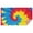 Colorful Rainbow Tie, variant on Colorful Rainbow Tie Dye Spiral Pattern Rectangle Tablecloth 60"x102",Waterproof Polyester Rectangle Table Cloth, Wipeable Spillproof Polyester Tablecloth for Dining, Camping, Indoor and Outdoor