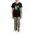 thumbnail image 4 of CafePress - I Want To Be Inside You Women's Dark Pajamas - Women's Short Sleeve Print T-Shirt and Pants Dark Cotton Pajama Set, 4 of 7
