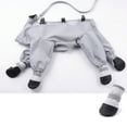 thumbnail image 4 of ibiyuan Snow Boots For Dogs Jacket With Harness Waterproof Dog Boots Rain Boots with Suspender, Dogs Shoes Paw Protector for Small Medium Puppy, Anti-Slip Doggy Boot,D, 4 of 6