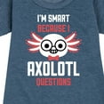 thumbnail image 3 of Instant Message - Smart Axolotl Questions - Toddler And Youth Girls Fleece Dress, 3 of 6