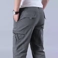 thumbnail image 4 of Men Regular Fit Utility Trousers Stretch Reinforced Multi Pocket All Terrain Cargo Pants S-XL, 4 of 10