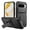 Black, variant on Rugged Phone Case for Google Pixel 10 / Pixel 10 Pro, Military Grade Shockproof Cover with Sliding Camera Lens Protector, 2-Way Kickstand, Anti-Slip, Heavy Duty Full-Body Drop Protection,Red