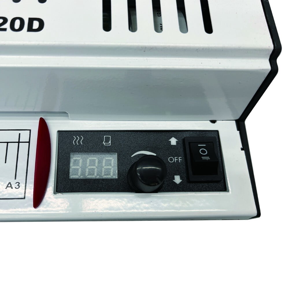 12.6 Inch Pouch Thermal Laminating Machine Infrared Radiant Heating 4 Roller System