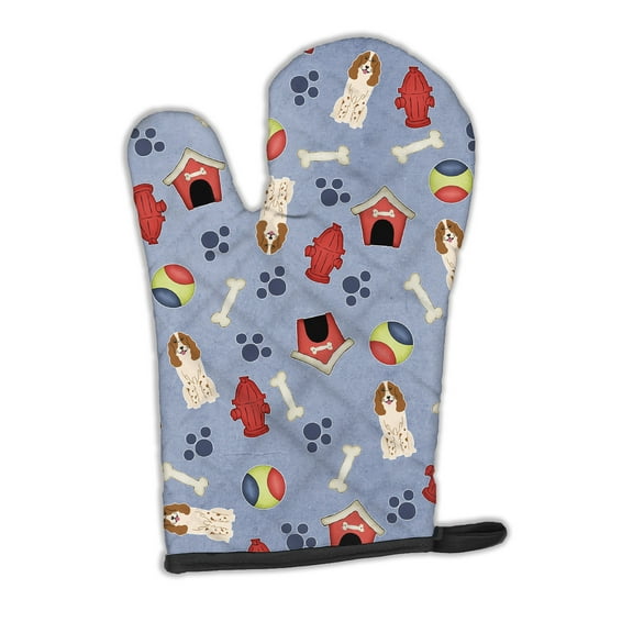Carolines Treasures BB2644OVMT Dog House Collection Russian Spaniel Oven Mitt Large multicolor