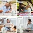 thumbnail image 3 of Portable Fan Rechargeable Usb Desk Fan With Light Hanging Hook Adjustable Height And Removable Head Folding Table Fan For Office Home Camping Travel, 3 of 8