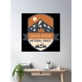thumbnail image 2 of Daniel Boone National Forest Poster Wall Art, Modern Wall Decor, 24x24 UNFRAMED, 2 of 3