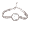 thumbnail image 1 of chinese character compnt chuo Tennis Chain Anklet Bracelet Diamond Jewelry, 1 of 3
