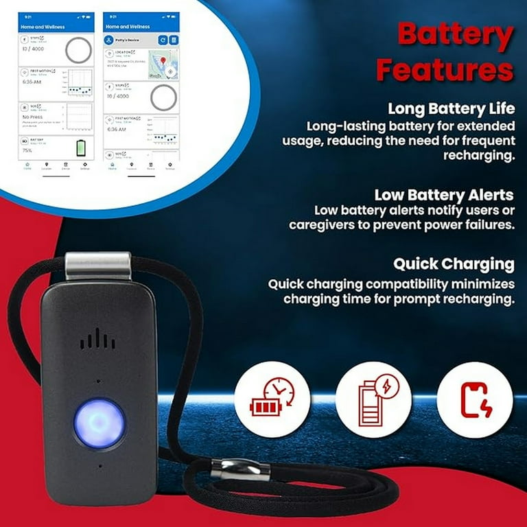 Home Wellness Belle-X AT&T Medical Alert Device - Fall