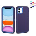 thumbnail image 1 of Entronix Funda Resistente para iPhone 11, Triple Capa, Resistente a Golpes y con Protección contra Caídas, Color Azul, 1 of 5