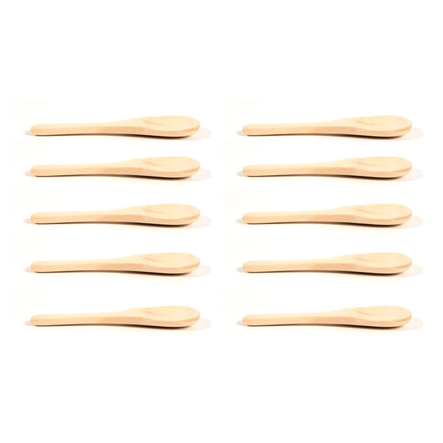Matsuzay Paquete de 10 cucharas de pequeñas, utensilios de comedor para niños, cucharadita de miel, condimentos de cocina para condimentos de Mostrada tipo 12 Matsuzay HA059797-12B
