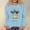 Light Blue, variant on JJHGVB Lightweight Sweatshirts for Women Baggy Sweatshirt for Women T Shirts for Women Loose Fit Long Sleeve Undershirt for Women Mardi Gras Shirts for Women Long Sleeve Army Green L