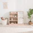 thumbnail image 3 of Comfy Cubs Kids Bookshelf 35.2 x 15.7 x 31.5 in - Montessori Book Shelf Storage Organizer - Blush, 3 of 7