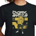thumbnail image 3 of Instant Message - Dark Skies - Juniors Anime Cropped Cotton Blend T-Shirt, 3 of 6