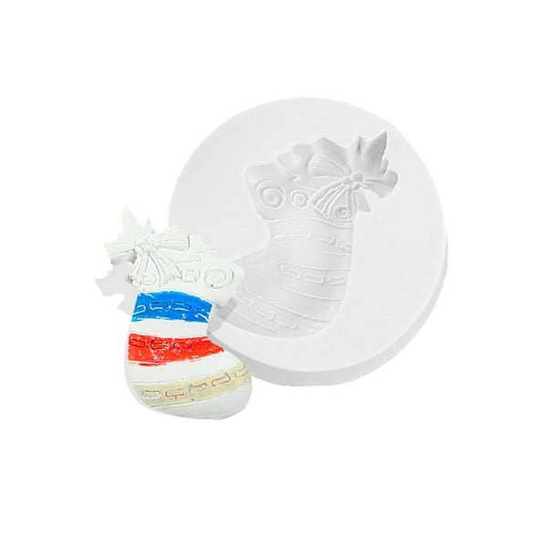 Inteprter Moldes para galletas Molde en relieve Decoración Fondant Fundición Die Aniversario Herramientas y accesorios para hornear calcetines de navidad 07 Inteprter HA061362-14B