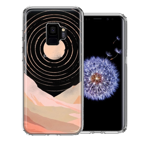 MUNDAZE For Samsung Galaxy S9 Desert Mountains Design Double Layer Phone Case Cover