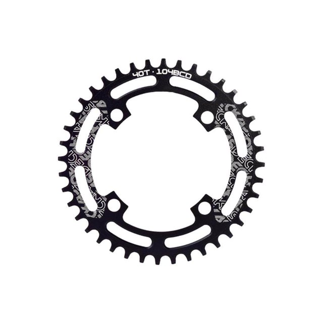 Wosthever Bicicleta 104Bcd Manivela Oval Ronda Estrecha Rueda de cadena ancha Bike Equipo de equitación Ciclismo