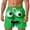21-Green, variant on ibiyuan Swim Trunks Men 3d Cartoon Smile Face Quickdry Running Board Shorts Drawstring Waist Bathing Suit Beach Swimwear