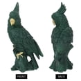 thumbnail image 3 of OULII Statue d'Oiseau Perroquet en Résine Verte Décoration pour Bar Armoire 1ensemble, 3 of 8