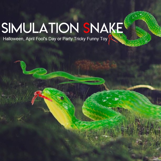 Simulation Rubber Snake Fake Snake Garden Props Tricky Funny Toy