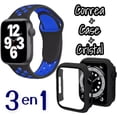 thumbnail image 4 of Correas para Apple Watch compatible con 45mm + Case protector de pantalla con Cristal Templado. Estilo Sport, ideal para hacer ejercicio. Mamá Pulpo Sport con case, 4 of 5