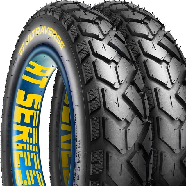 ULTRAVERSE 24x4 E-Bike Fat Tire - Neumático Fat robusto y de alto rendimiento de 24 pulgadas para MTB y bicicletas eléctricas, banda de rodadura direccional duradera para todo terreno, densidad superi