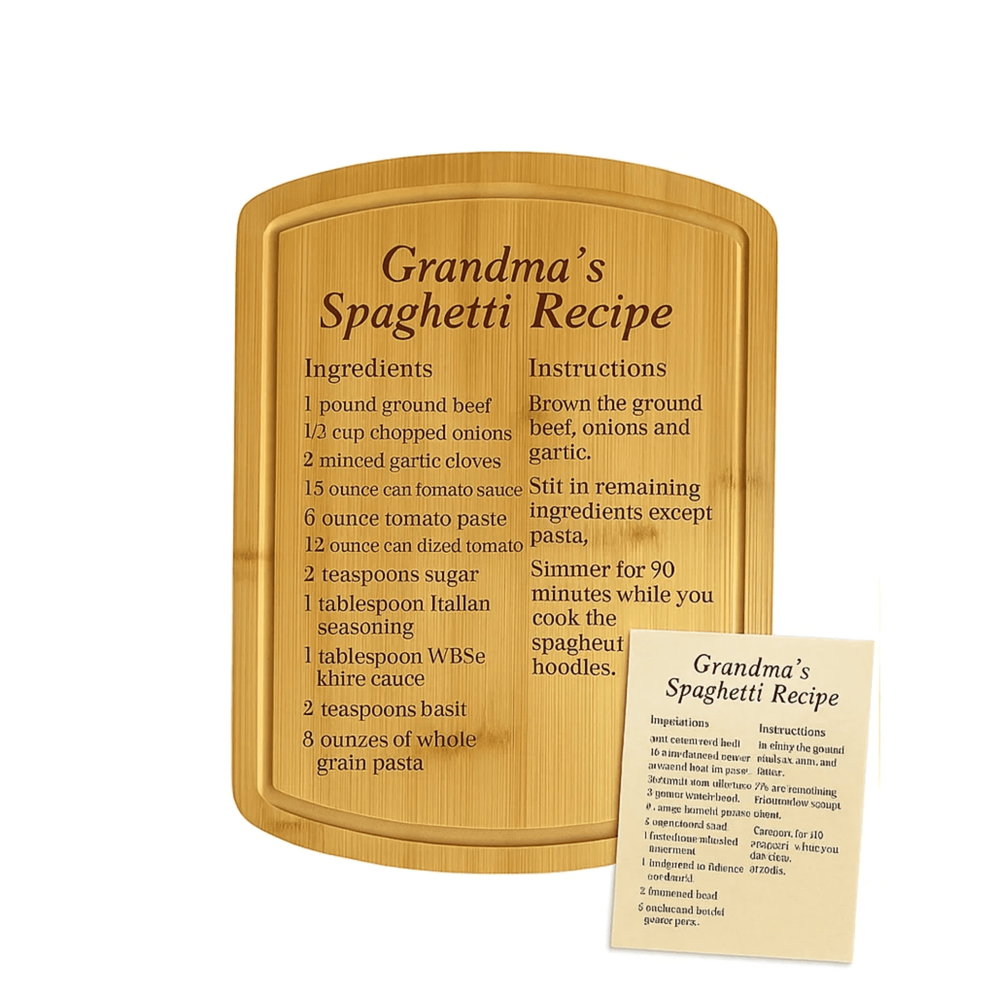 Set of 6, Bulk Bamboo Cutting Boards with Juice Groove, 12x9", Rounded Rectangle, Blank Wood for Engraving