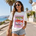thumbnail image 6 of Preppy Tropical Fish Graphic Tee, Colorful Coastal Beach T-Shirt, Summer Vacation Fishing Top, Unisex Cotton Shirt, 6 of 9