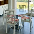 thumbnail image 6 of Cauagu Vintage Typewriter Floral for Dining Chair Seat Covers,Slipcovers Kitchen Chair Covers Upholstered Chair Seat Cushion Cover Chair Seat Protector-Four Pieces, 6 of 7