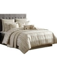 thumbnail image 1 of Rely 10pc Coverlet King Size Comforter Set, Woven , Ivory, 1 of 1
