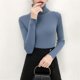 thumbnail image 2 of Suéter de cuello alto para mujer, camisa interior con parte inferior, otoño e invierno, suéter cálido de manga larga, ajustado, de color sólido, 2 of 5