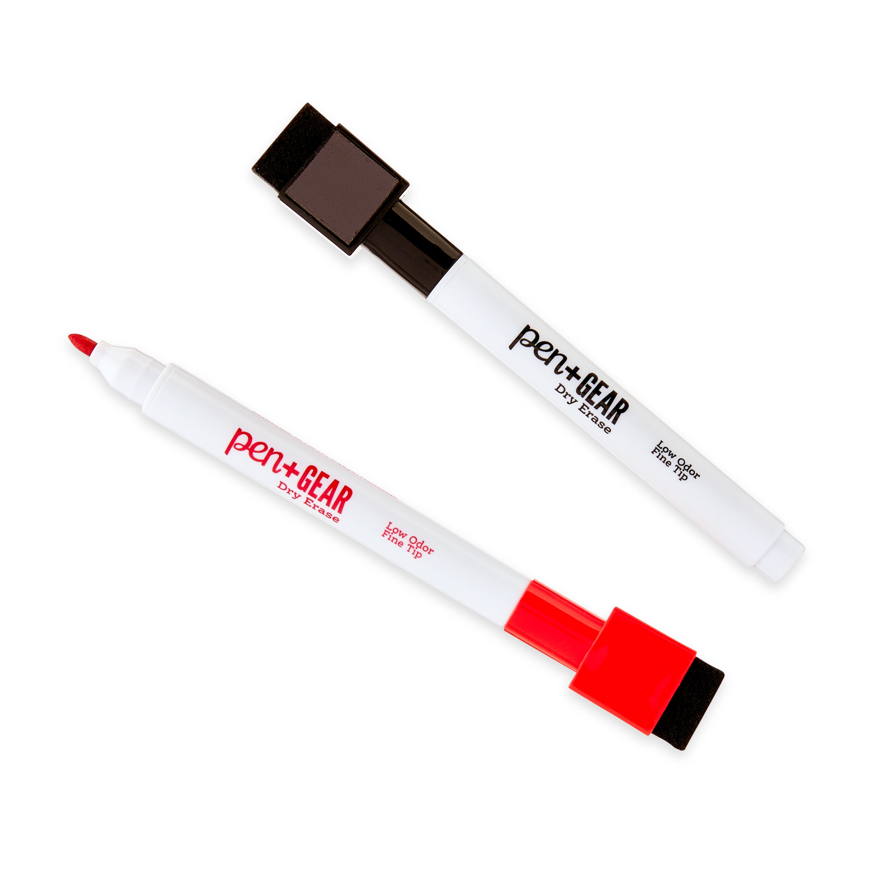 Pen + Gear Low Odor Dry Erase Markers, Fine Tip, Assorted, 36