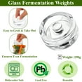 thumbnail image 5 of Wavraging Fermentation Jars with Weights & Airlocks, 2 Pack 64oz Glass Fermenting Kit with Lids for Sauerkraut, Kimchi, Pickles, Kombucha & Canning, 5 of 7