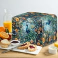 thumbnail image 4 of TSOVTHRID Bohemian Peacock Print Toaster Covers for 2 Slice Dust-proof Kitchen Small Appliance Covers Waterproof Anti-scratch Bread Maker Oven Cover, 4 of 8