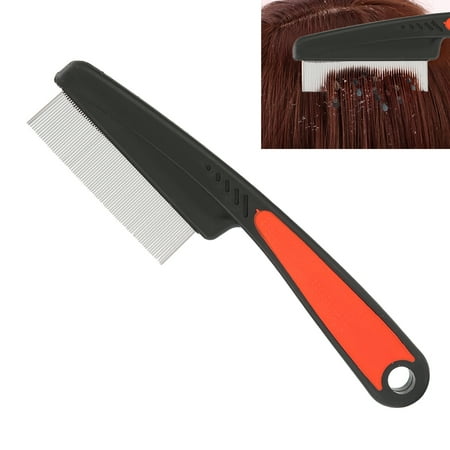 LYUMO ANGGREK Lice Nit Removal Hair Comb,Lice Comb,Stainless Steel Fine Tooth Comb Lice Comb Professional Head Lice Nit Removal Hair Comb