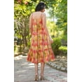 thumbnail image 4 of Multicolor Pure Cotton Floral Printed Tiered Dress, 4 of 8